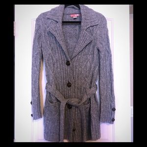 Lux from Urban Outfitters grey cardigan sweater